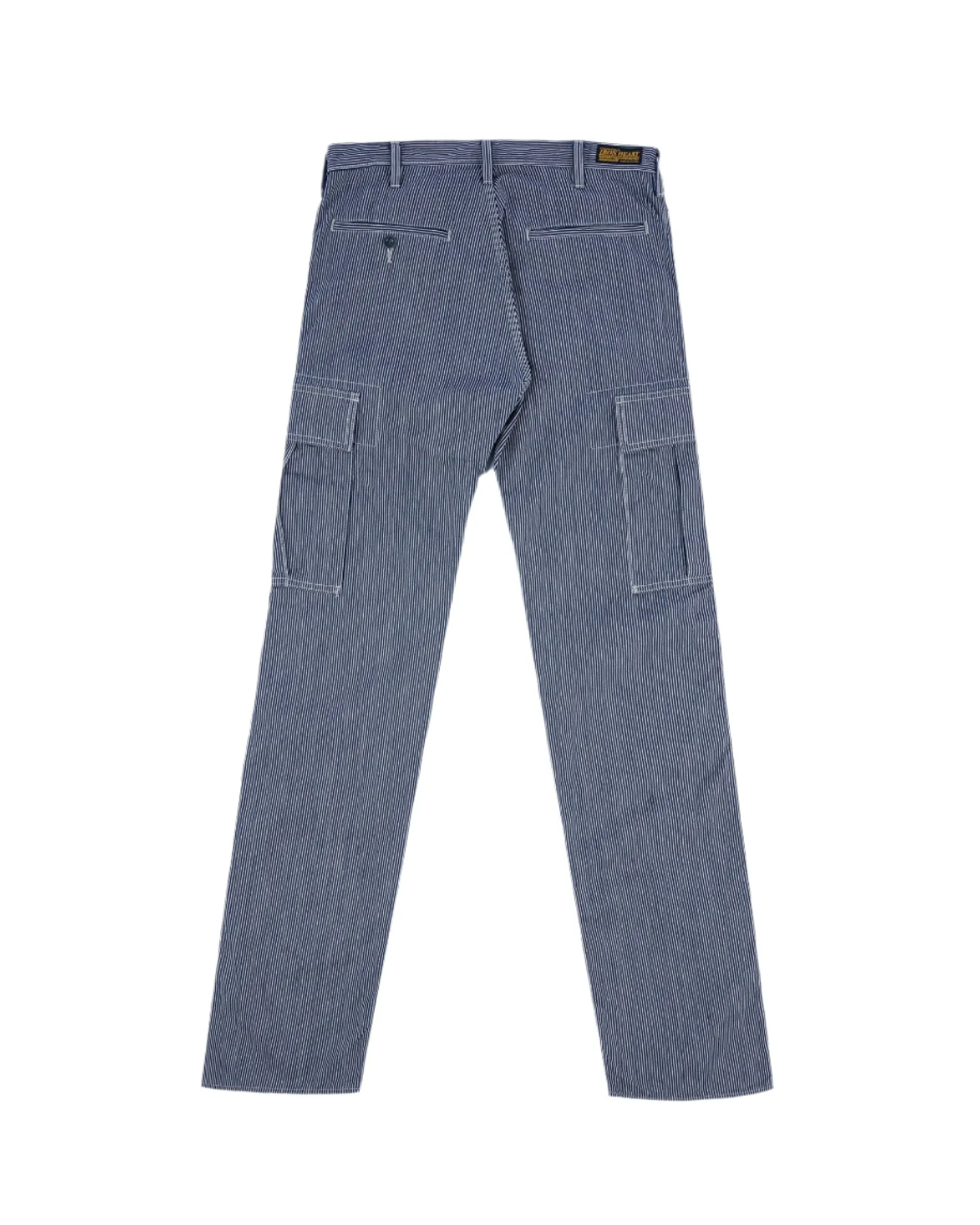 IH-739-IND 10.5oz Narrow Stripe Hickory Cargo Pants Indigo sold by Brooklyn Clothing Co. product image thumbnail 2