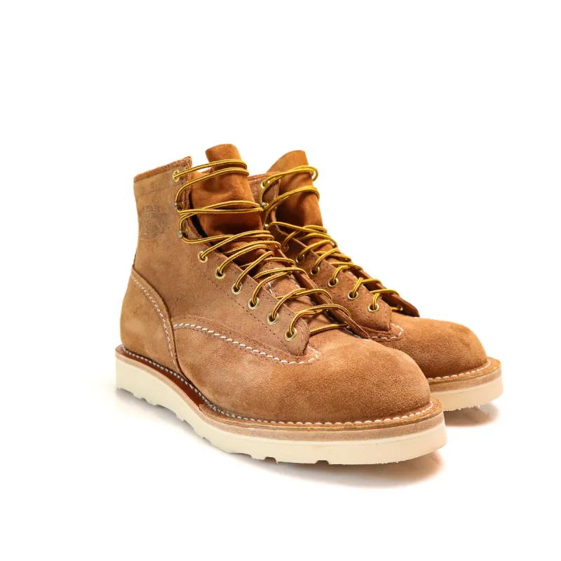 Wesco X Brooklyn Clothing Custom 6" Jobmaster British Tan Roughout sold by Brooklyn Clothing Co.