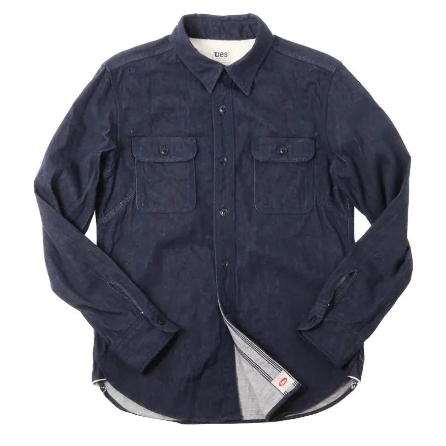 Denim Medical Shirt sold by Brooklyn Clothing Co.