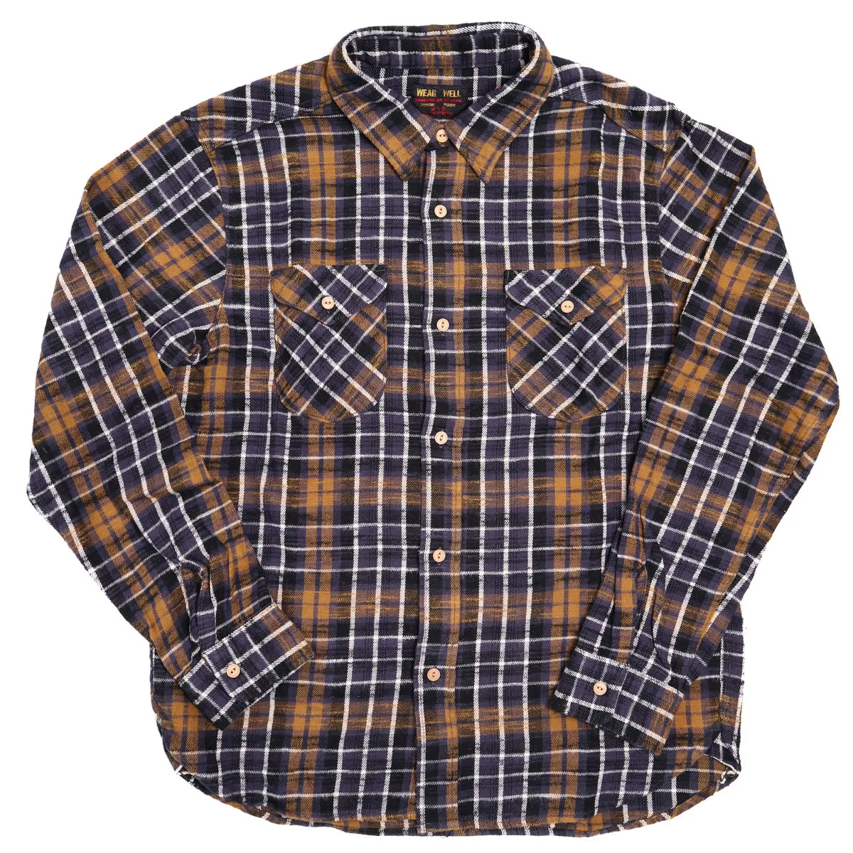 Slubby Flannel Shirt Purple sold by Brooklyn Clothing Co.