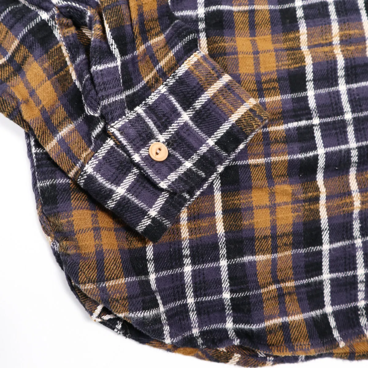 Slubby Flannel Shirt Purple sold by Brooklyn Clothing Co. product image thumbnail 4