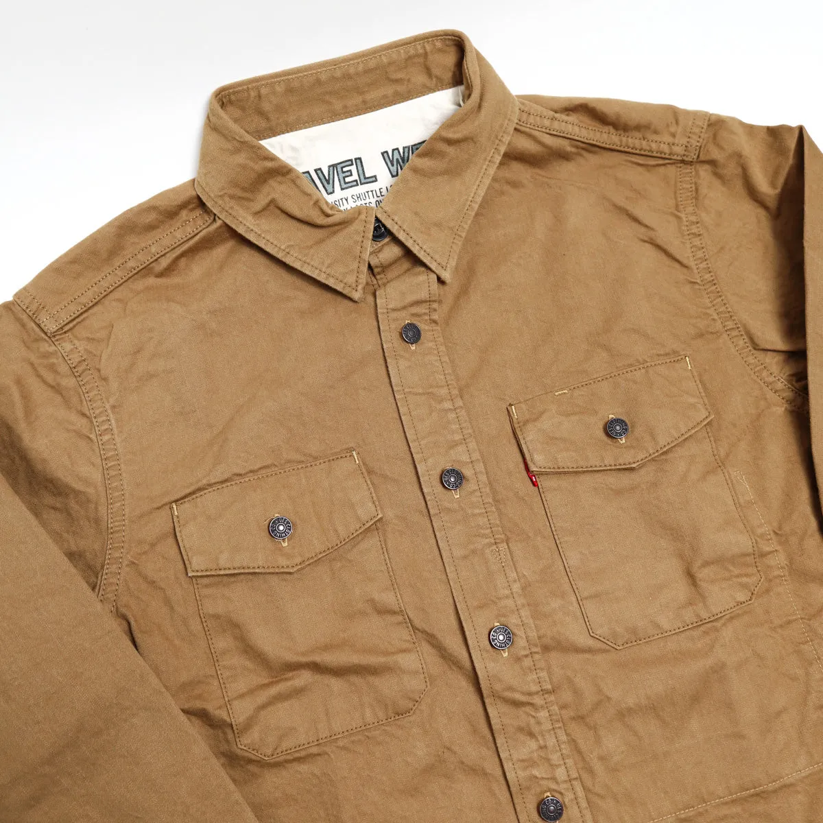 Travel Shirt Gold sold by Brooklyn Clothing Co. product image thumbnail 2