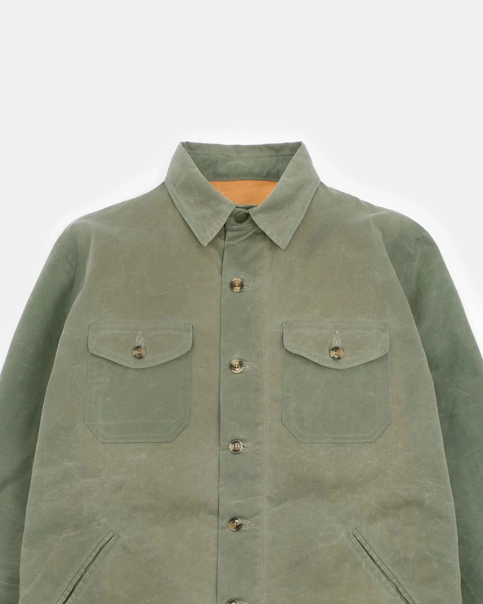 Crissman Overshirt Everwax Light Moss sold by Brooklyn Clothing Co. product image thumbnail 2