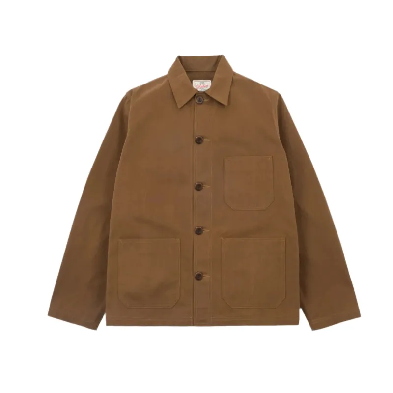 Woven Chore Coat Nicotine sold by Brooklyn Clothing Co.