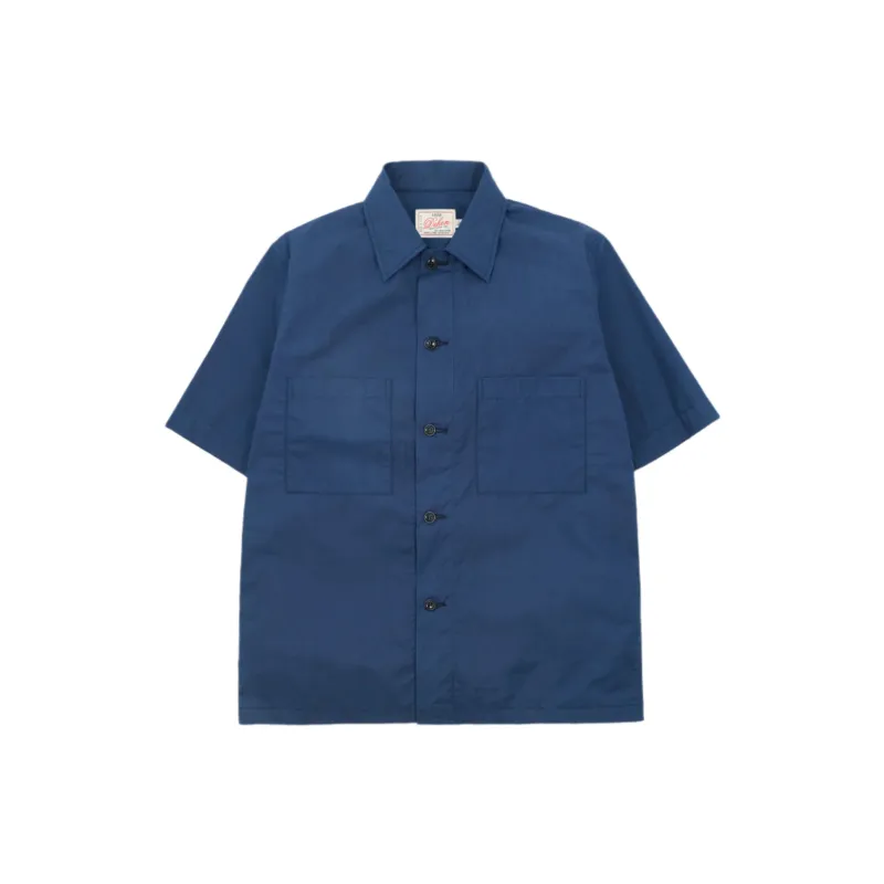 Lounge Shirt Indigo Ripstop sold by Brooklyn Clothing Co.