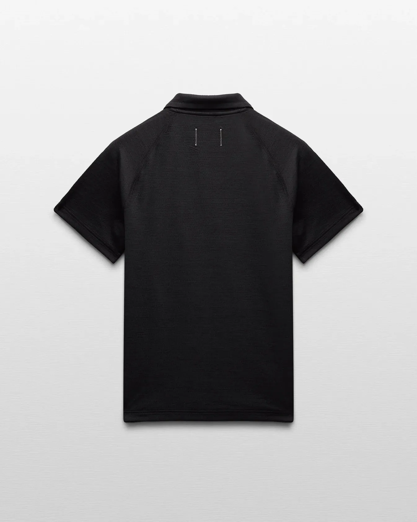 Solotex Mesh Tiebreaker Standard Fit Polo Heather Black sold by Brooklyn Clothing Co. product image thumbnail 2