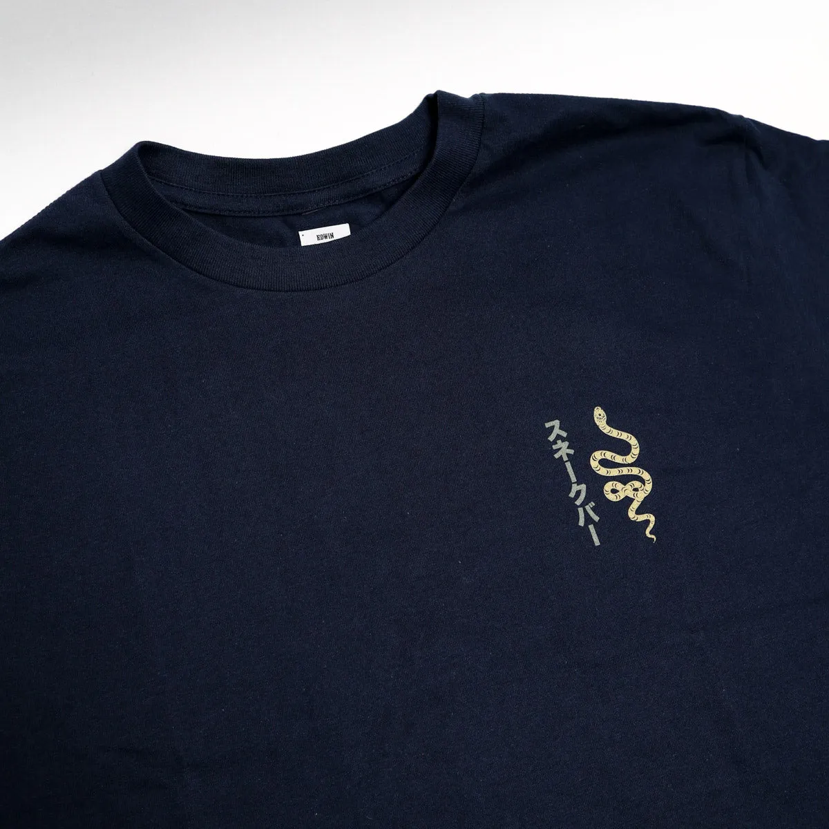 Snake Bar Tee Navy sold by Brooklyn Clothing Co. product image thumbnail 4
