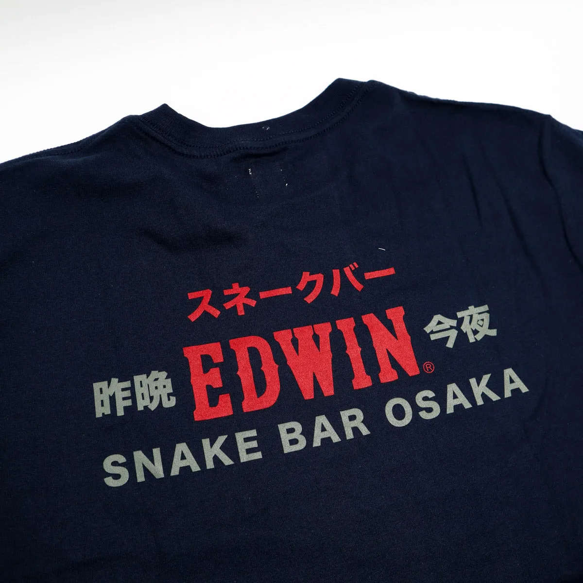 Snake Bar Tee Navy sold by Brooklyn Clothing Co. product image thumbnail 2