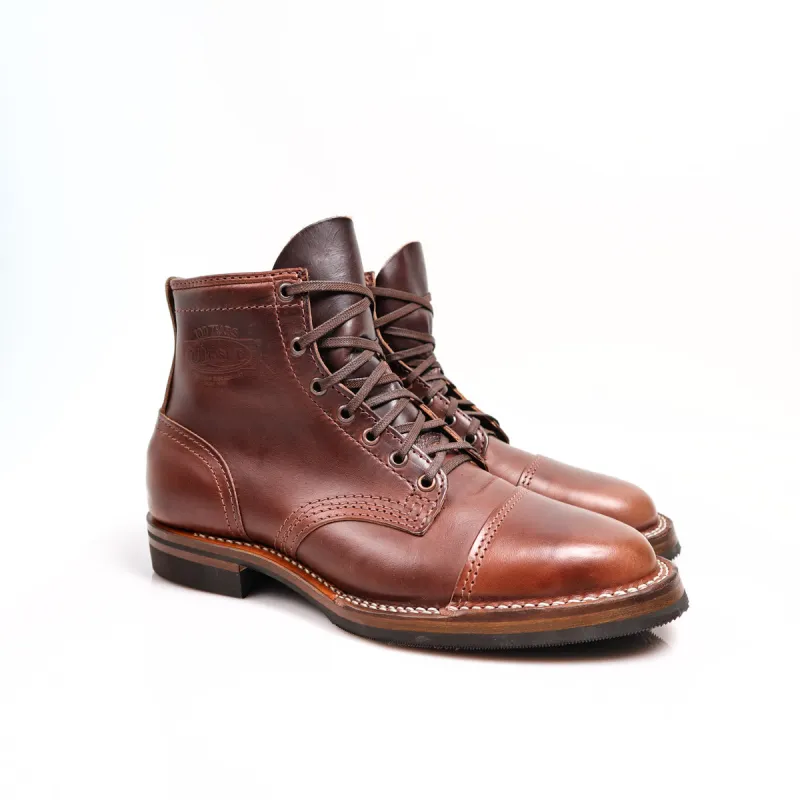 Wesco X Brooklyn Clothing Custom Hendrik Horween Brown Teacore Horsehide sold by Brooklyn Clothing Co.