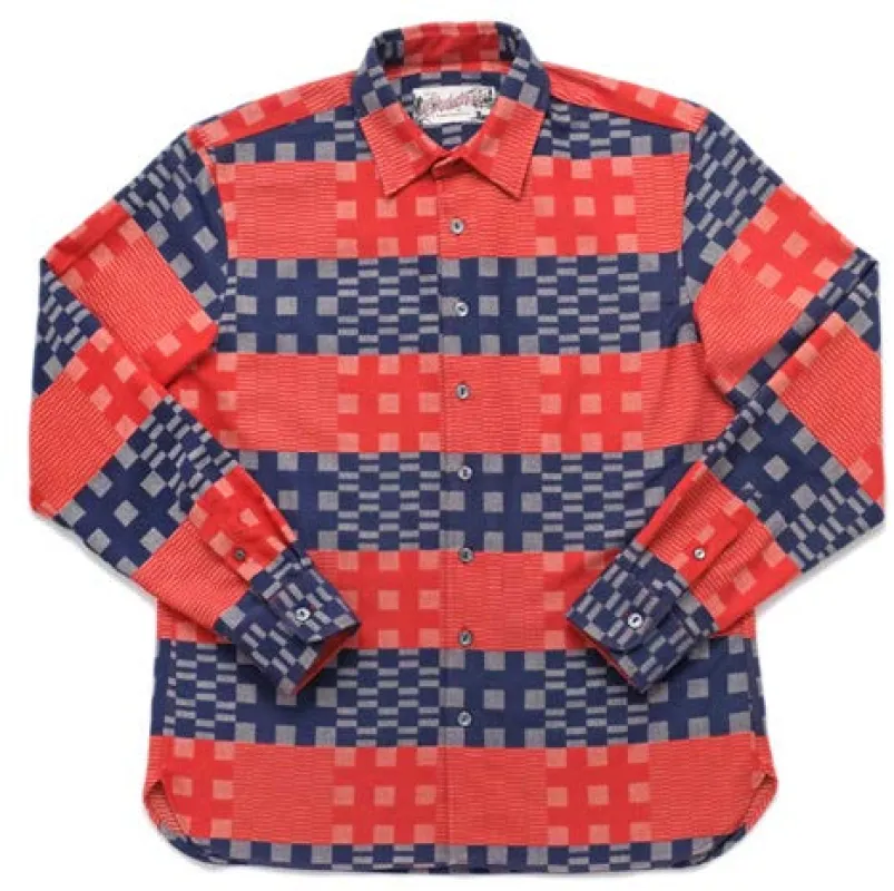 Geometric Blanket Easy Shirt sold by Brooklyn Clothing Co.