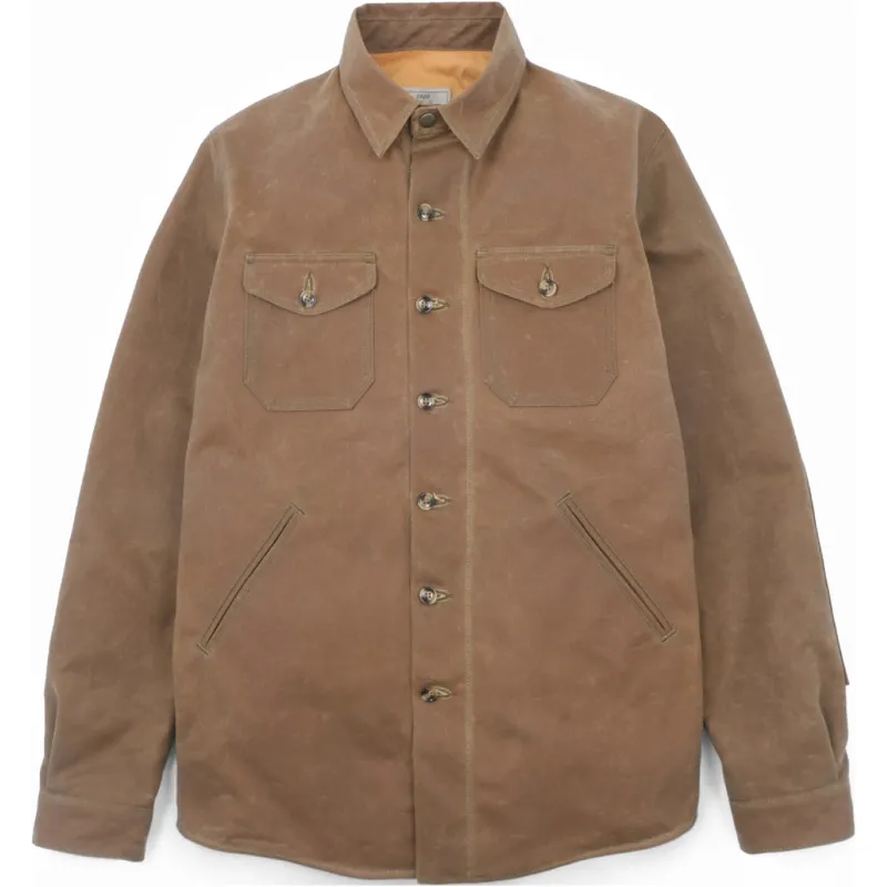 Crissman Overshirt Waxed Canvas Hardtack sold by Brooklyn Clothing Co.