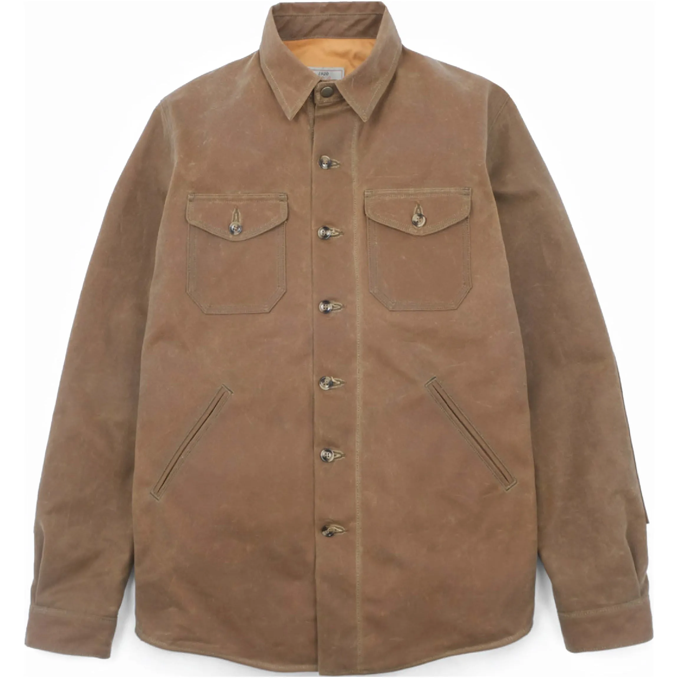 Crissman Overshirt Waxed Canvas Hardtack sold by Brooklyn Clothing Co.