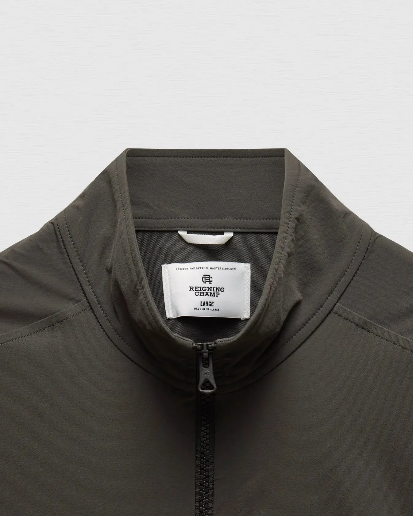 Nylon Oxford Team Jacket Carbon sold by Brooklyn Clothing Co. product image thumbnail 2