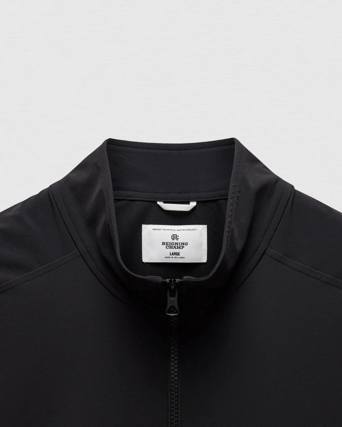 Nylon Oxford Team Jacket Black sold by Brooklyn Clothing Co. product image thumbnail 2