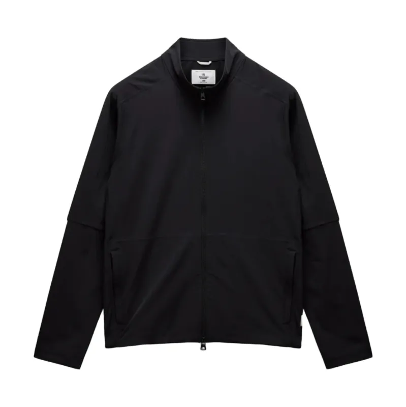 Nylon Oxford Team Jacket Black sold by Brooklyn Clothing Co.