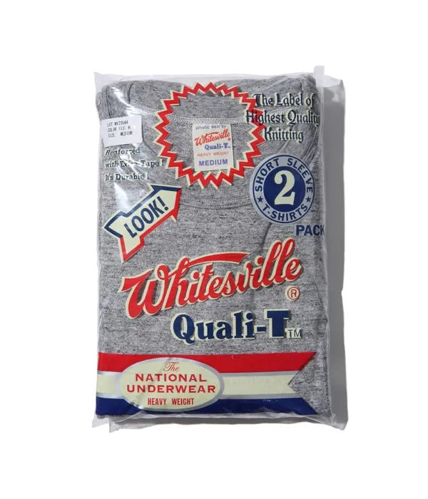 WV73544 Whitesville 2-Pack Tee Heather Grey sold by Brooklyn Clothing Co.