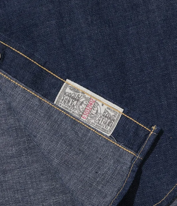 SC28190 9oz Blue Denim Western Shirt sold by Brooklyn Clothing Co. product image thumbnail 3