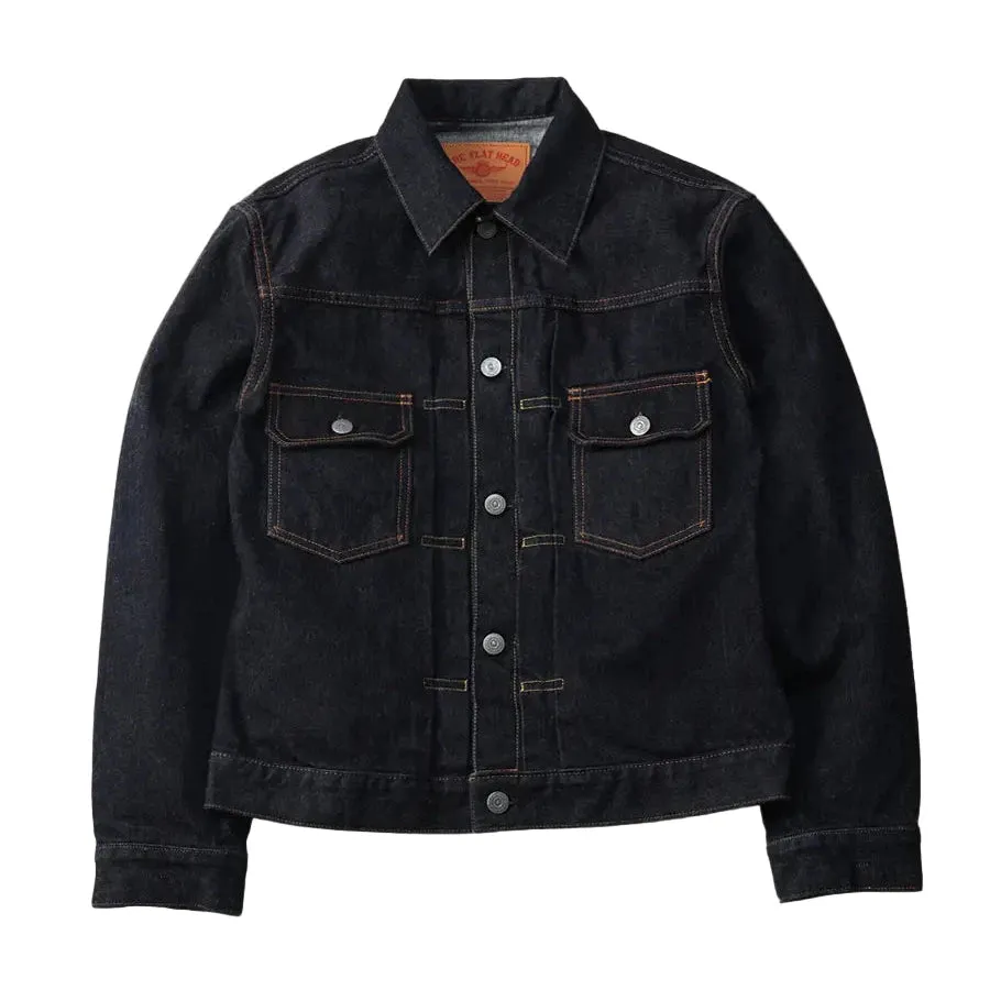 FN-OJ-D002 14.5oz Selvedge Denim Jacket 50's Model sold by Brooklyn Clothing Co.