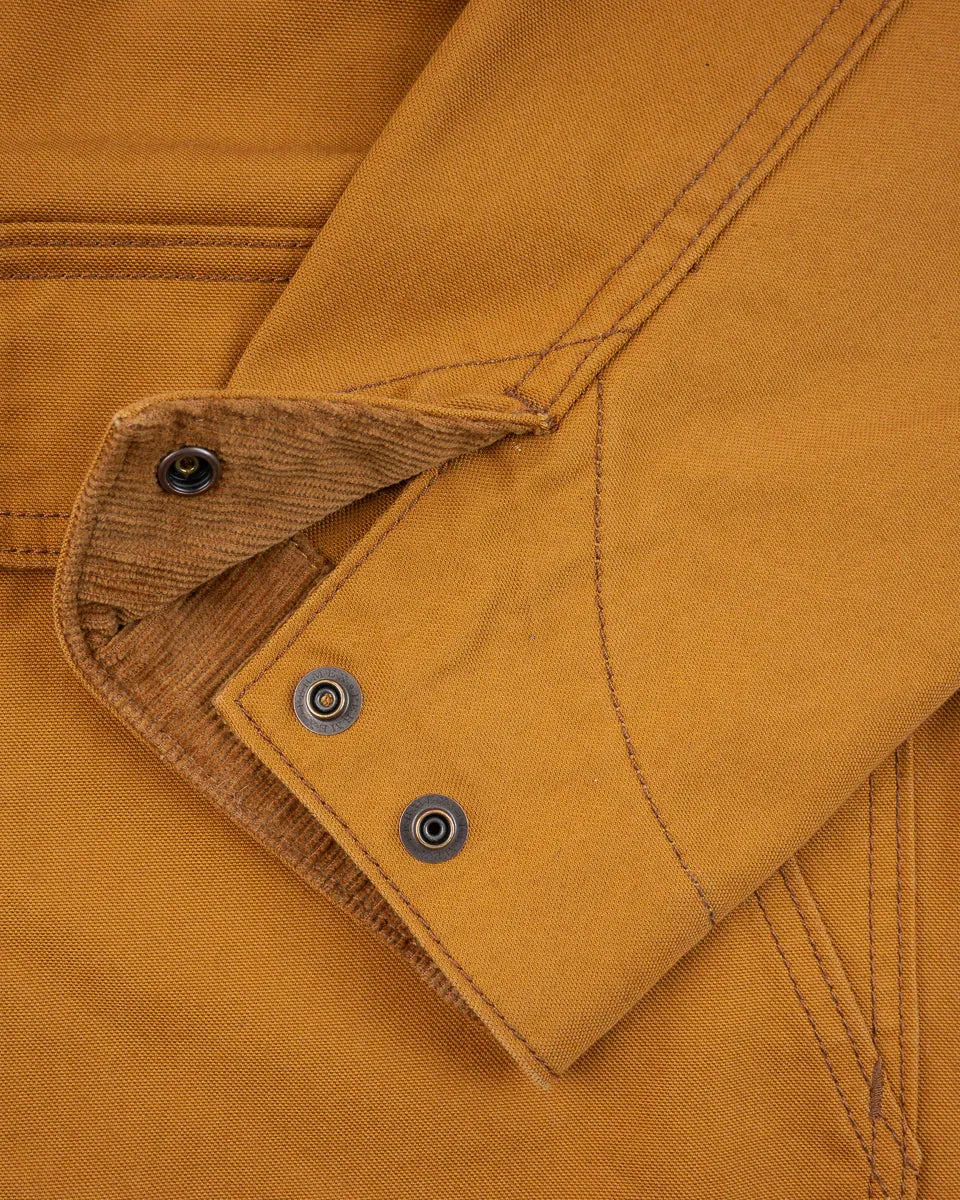 IHJ-148 10oz Kurashikizome Organic Cotton Duck Chore Jacket Brown sold by Brooklyn Clothing Co. product image thumbnail 5