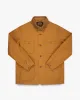 IHJ-148 10oz Kurashikizome Organic Cotton Duck Chore Jacket Brown sold by Brooklyn Clothing Co.