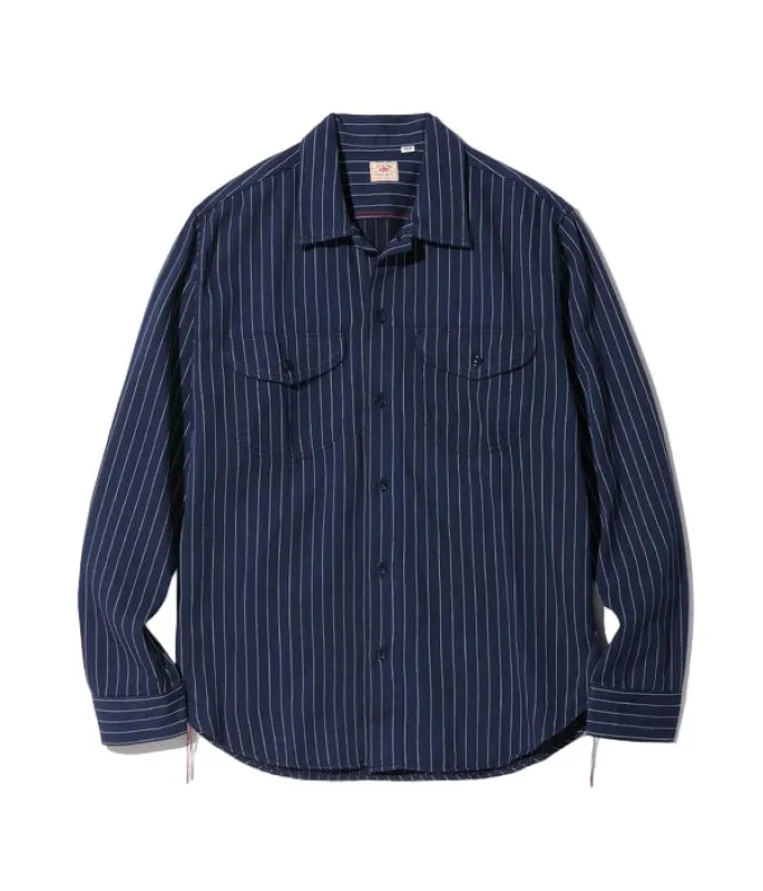 SC28652 Coke Stripe Work Shirt Navy sold by Brooklyn Clothing Co.