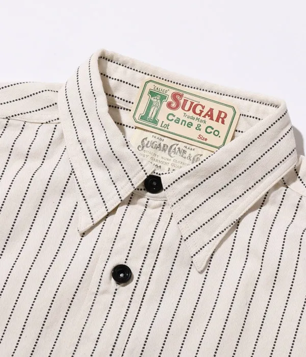 SC27076 Fiction Romance 8.5oz White Wabash Stripe Work Shirt sold by Brooklyn Clothing Co. product image thumbnail 2