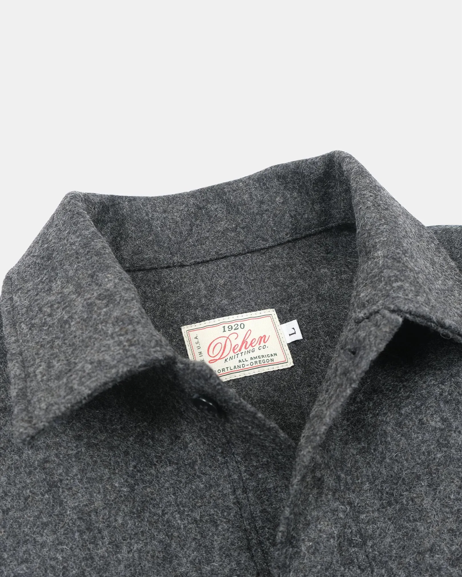 Skyline Overshirt Granite Wool sold by Brooklyn Clothing Co. product image thumbnail 4