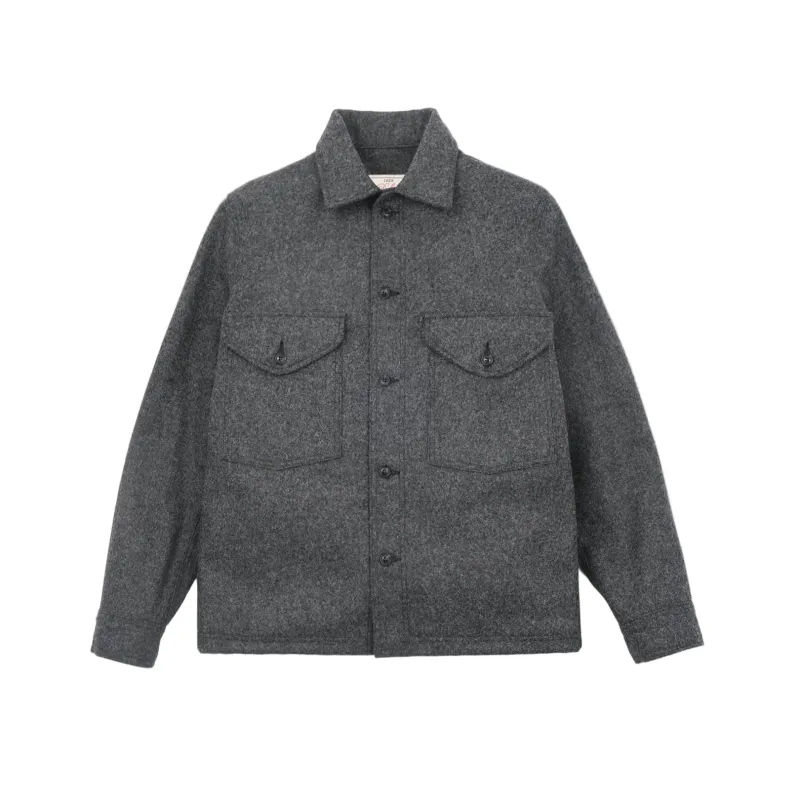 Skyline Overshirt Granite Wool sold by Brooklyn Clothing Co.