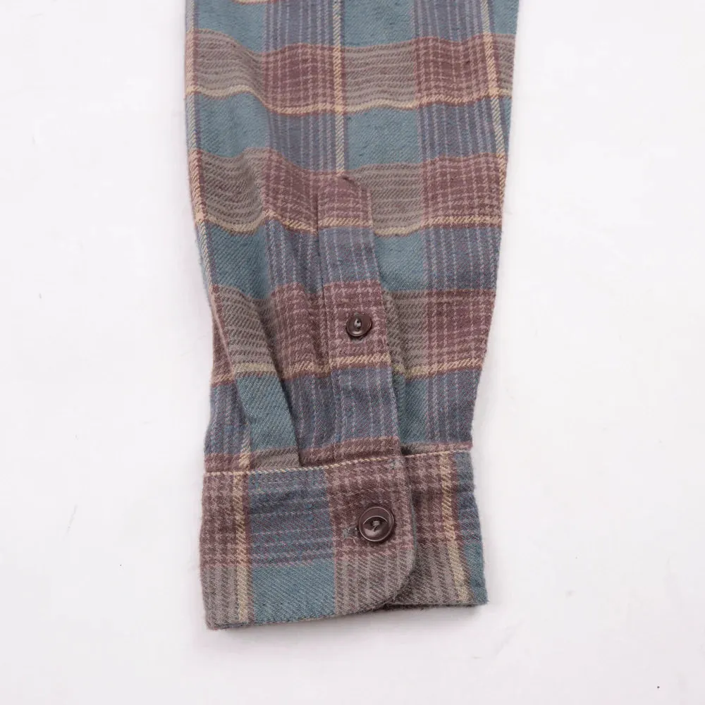 Jepson Dusty Blue Plaid Shirt sold by Brooklyn Clothing Co. product image thumbnail 5