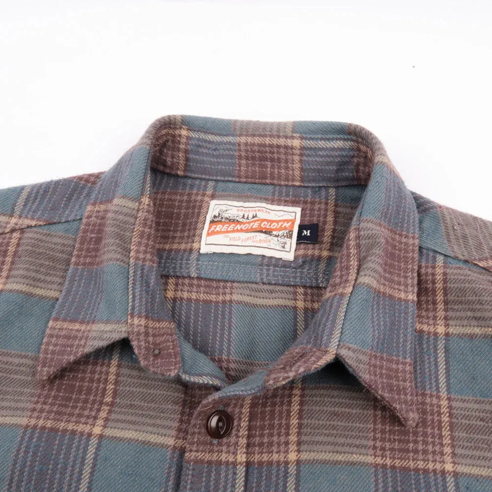 Jepson Dusty Blue Plaid Shirt sold by Brooklyn Clothing Co. product image thumbnail 2
