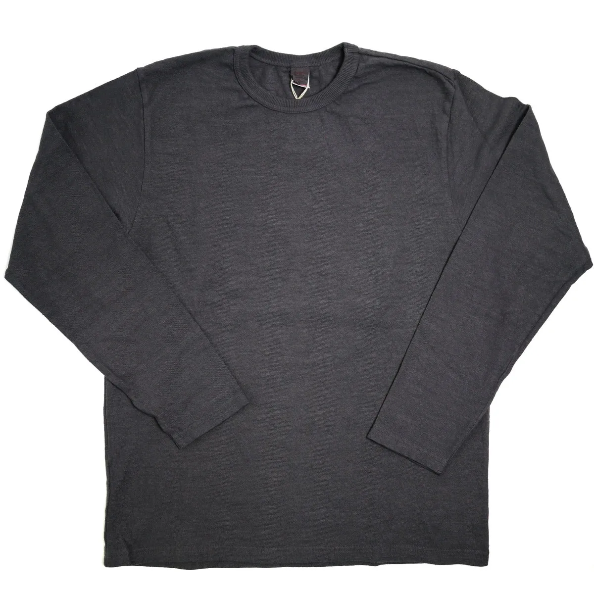 No. 8 Slub Nep Long Sleeve T-Shirt Steel Gray sold by Brooklyn Clothing Co.