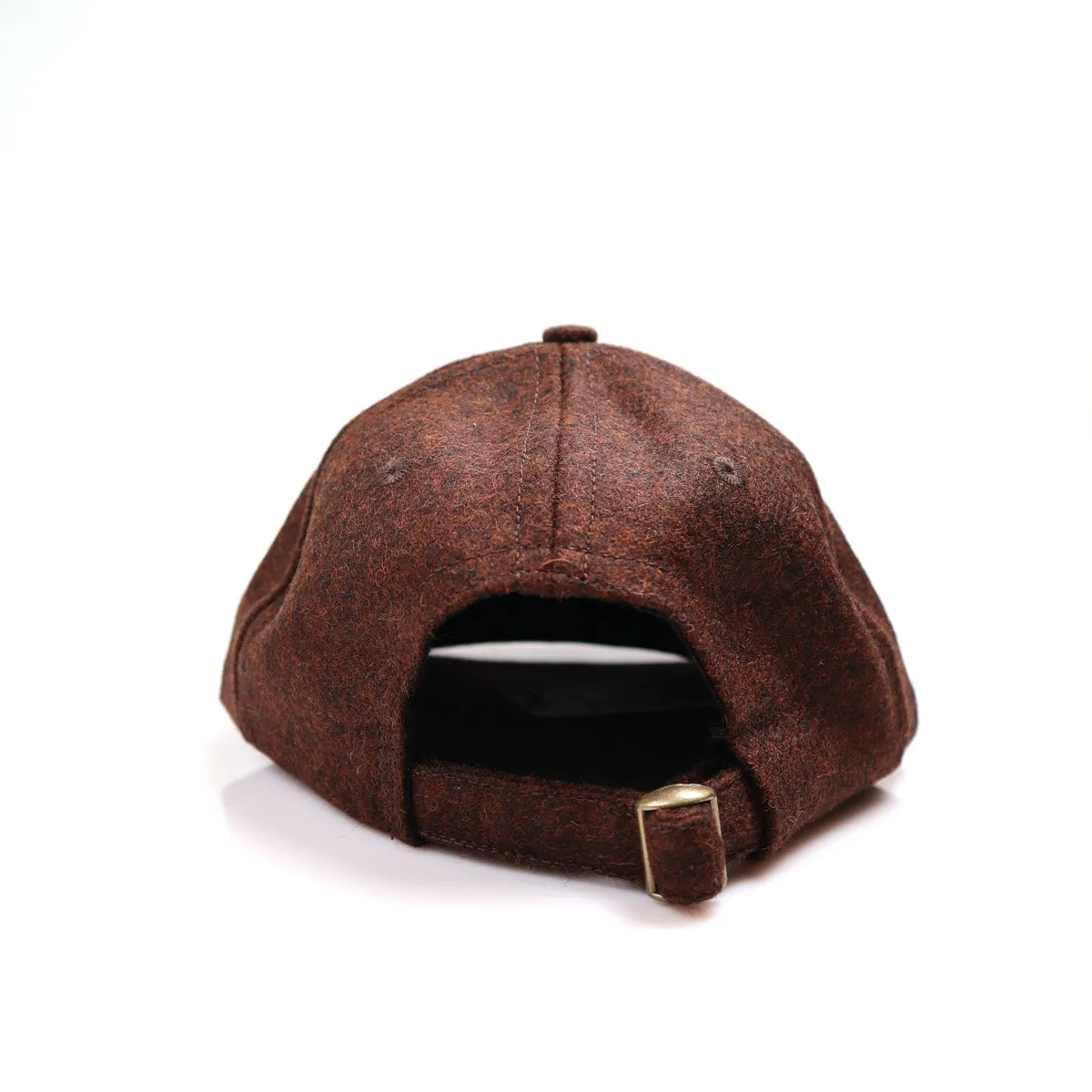 Unstructured Baseball Hat Red Oak Melton Wool sold by Brooklyn Clothing Co. product image thumbnail 3