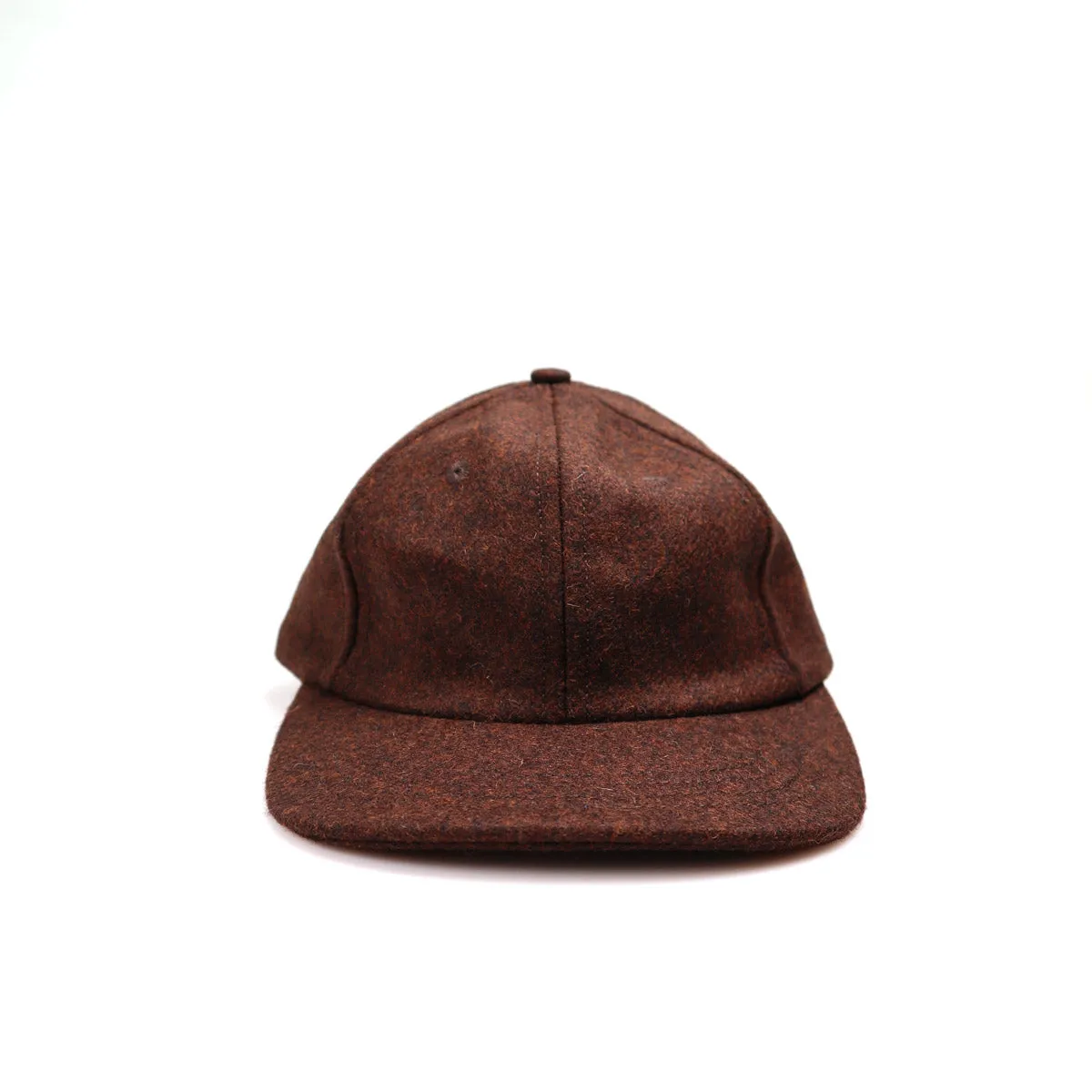 Unstructured Baseball Hat Red Oak Melton Wool sold by Brooklyn Clothing Co.