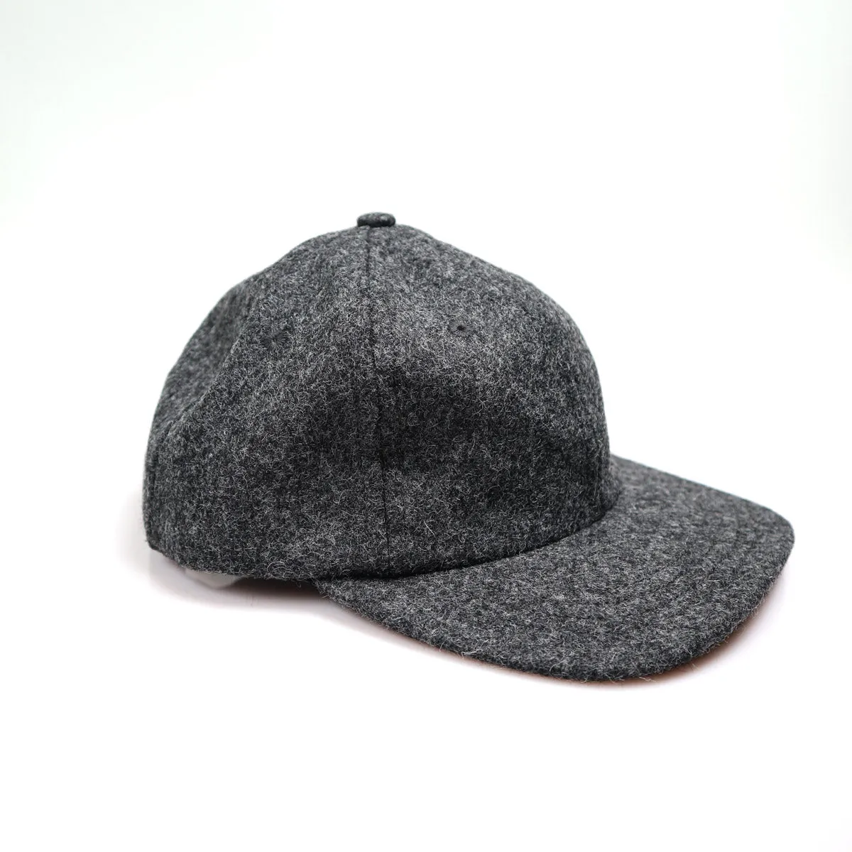 Unstructured Baseball Hat Granite Melton Wool sold by Brooklyn Clothing Co. product image thumbnail 2