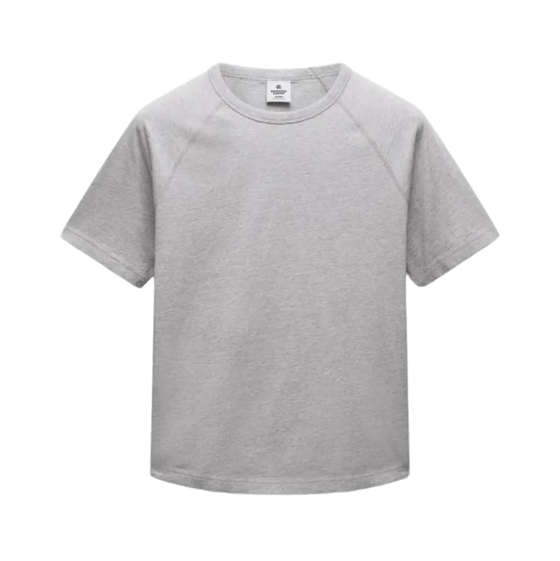 Lightweight Jersey Standard Raglan Tee Heather Grey sold by Brooklyn Clothing Co.