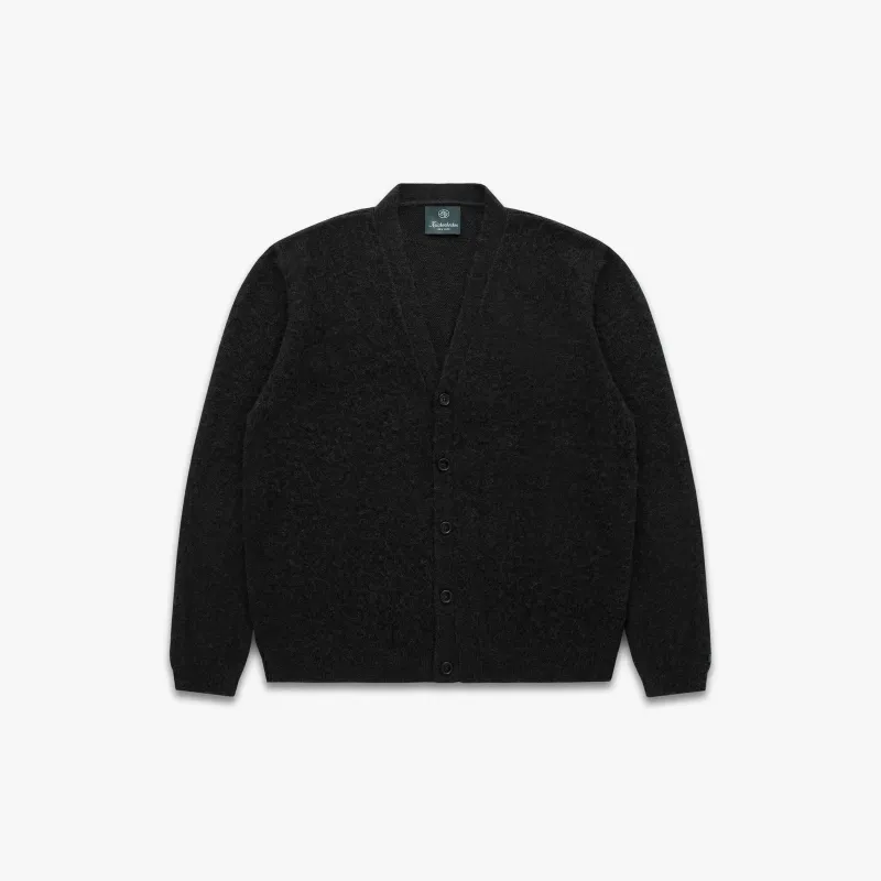 Amos Alpaca Cardigan Black sold by Brooklyn Clothing Co.