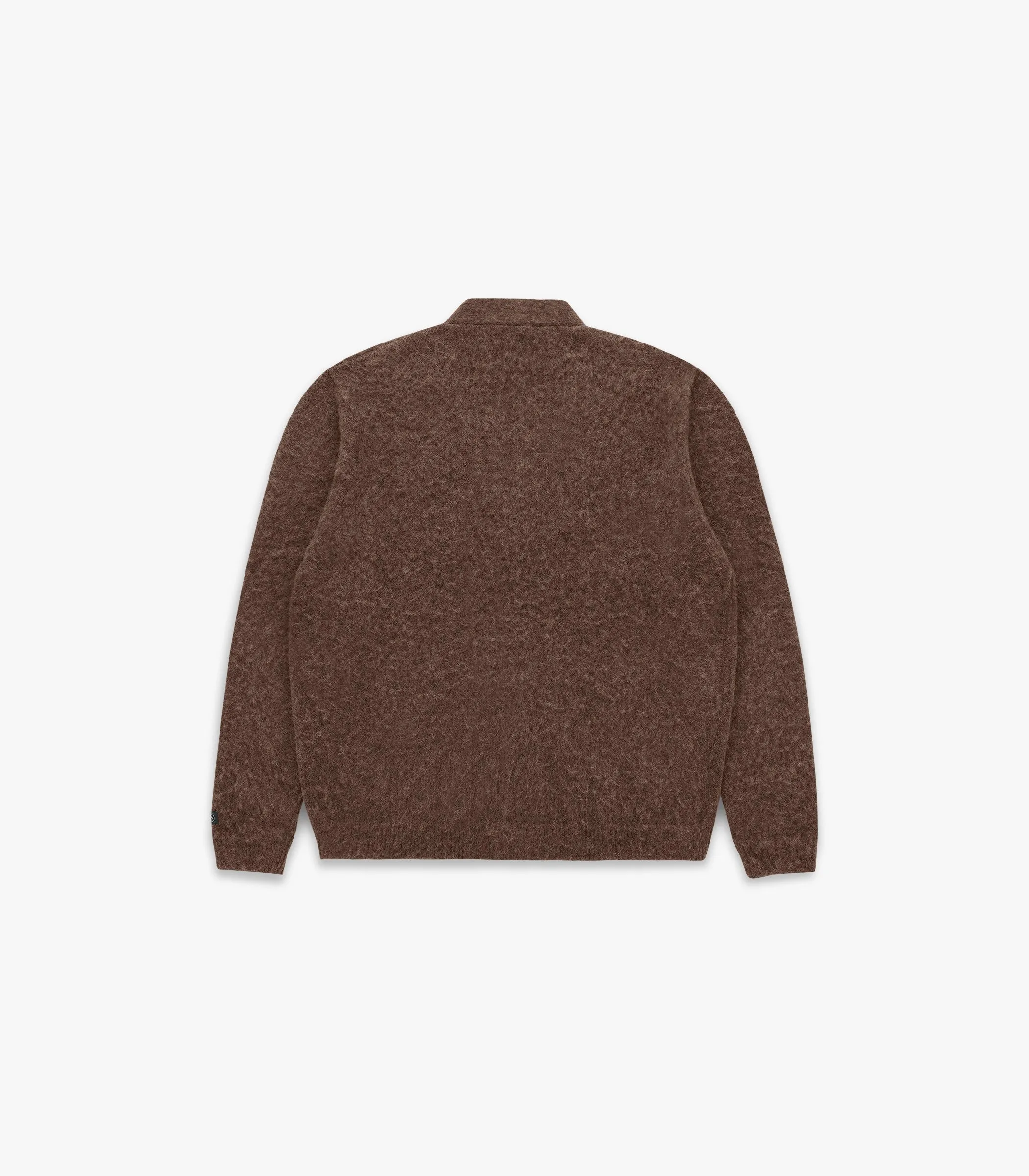 Amos Alpaca Cardigan Brown sold by Brooklyn Clothing Co. product image thumbnail 2