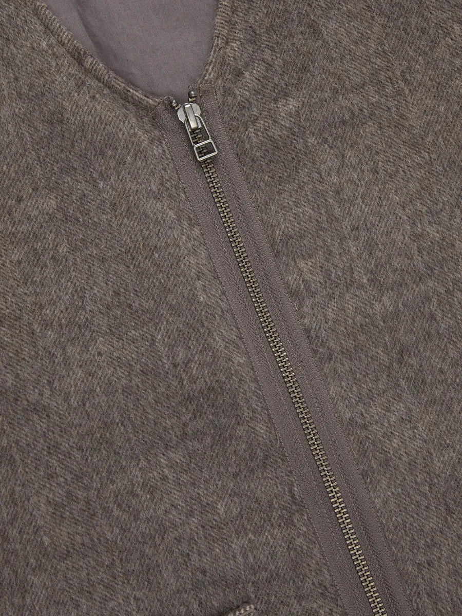 Zip Vest Tobacco sold by Brooklyn Clothing Co. product image thumbnail 2