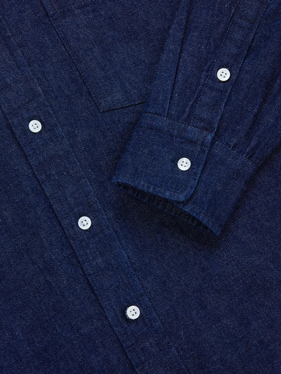 Denim BD Shirt Indigo Selvedge Denim sold by Brooklyn Clothing Co. product image thumbnail 2