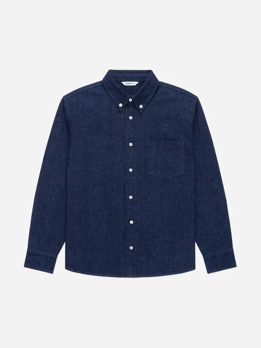 Denim BD Shirt Indigo Selvedge Denim sold by Brooklyn Clothing Co.