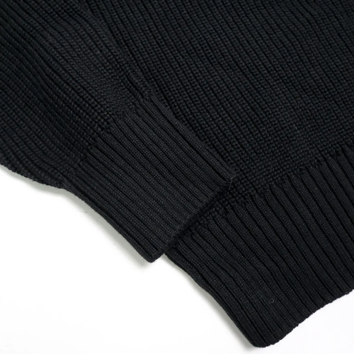 Cotton Crewneck Sweater Black sold by Brooklyn Clothing Co. product image thumbnail 4