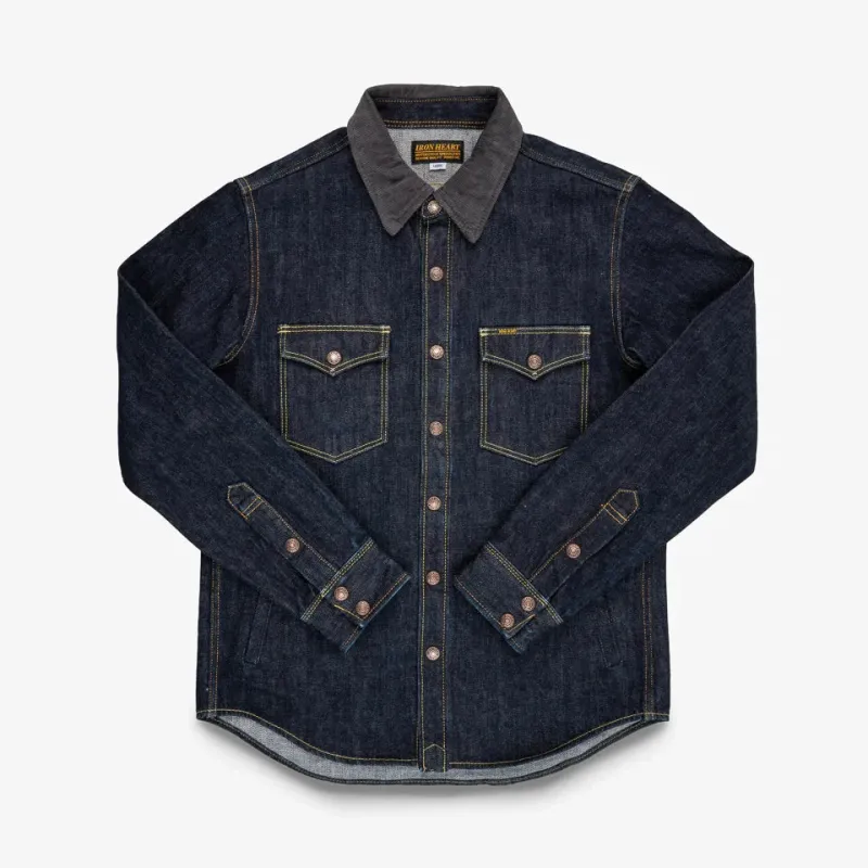IHSH-427-IND 16oz Selvedge Denim CPO Shirt Indigo sold by Brooklyn Clothing Co.