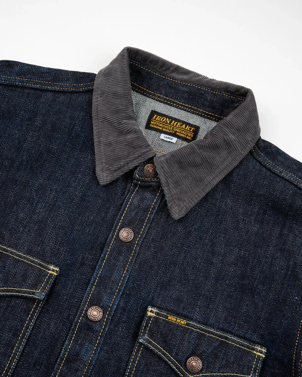 IHSH-427-IND 16oz Selvedge Denim CPO Shirt Indigo sold by Brooklyn Clothing Co. product image thumbnail 2