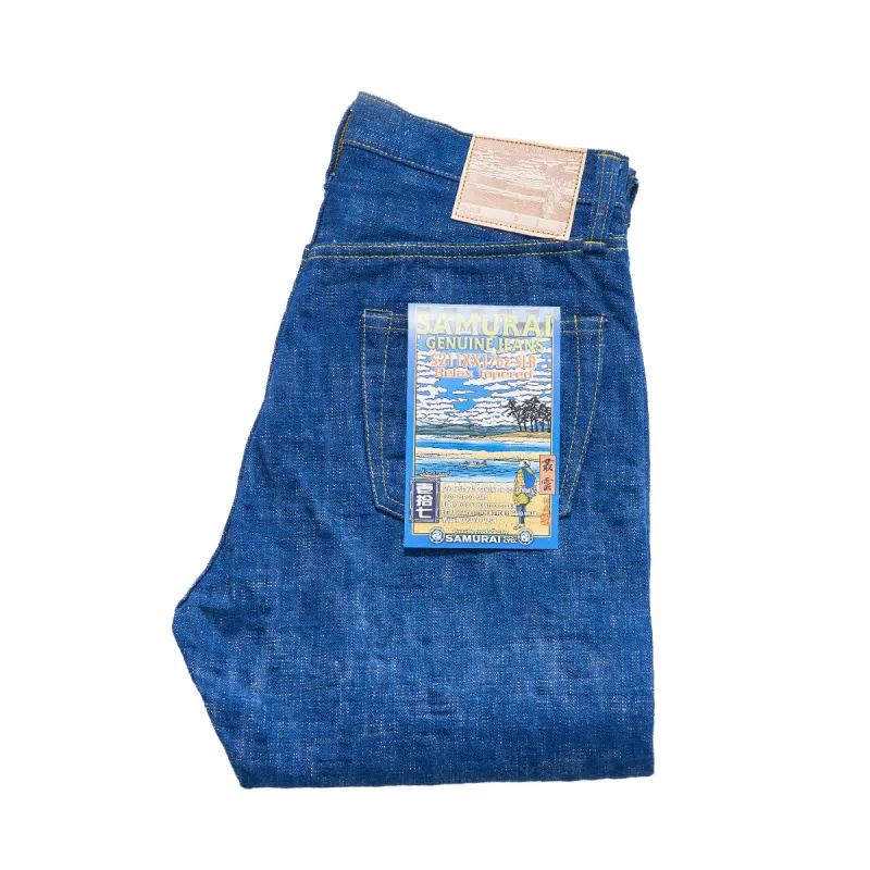 S211XX17oz-SLB Murakumo 17oz Japanese Selvedge Denim Relax Taper sold by Brooklyn Clothing Co.