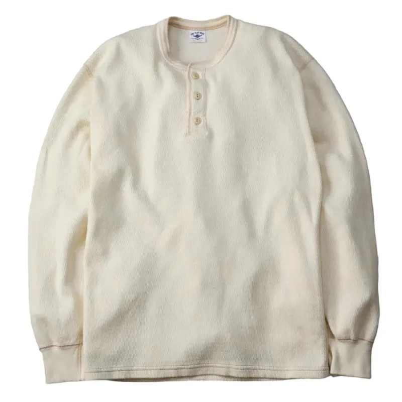 FN-THLH-004 Henley Neck Thermal Ivory sold by Brooklyn Clothing Co.