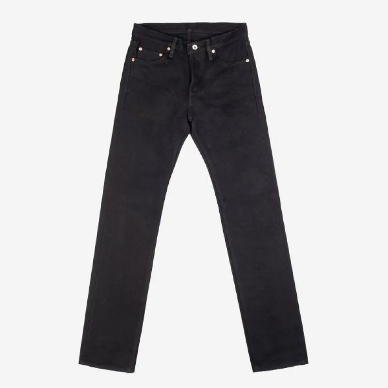 IH-666S-SBG 21oz Selvedge Denim Slim Straight Superblack Fade to Grey sold by Brooklyn Clothing Co.