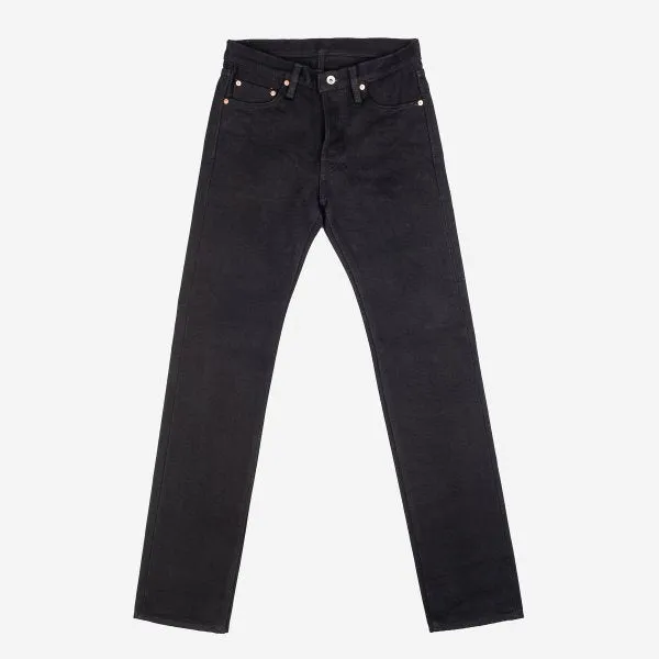 IH-666S-SBG 21oz Selvedge Denim Slim Straight Superblack Fade to Grey sold by Brooklyn Clothing Co.