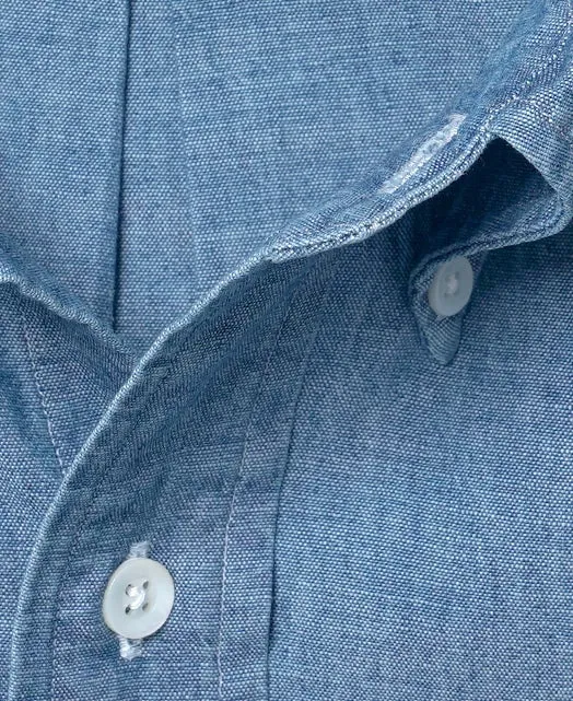 Vintage Ivy Button-Down Chambray Shirt sold by Brooklyn Clothing Co. product image thumbnail 2