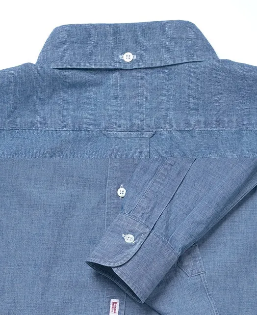 Vintage Ivy Button-Down Chambray Shirt sold by Brooklyn Clothing Co. product image thumbnail 3