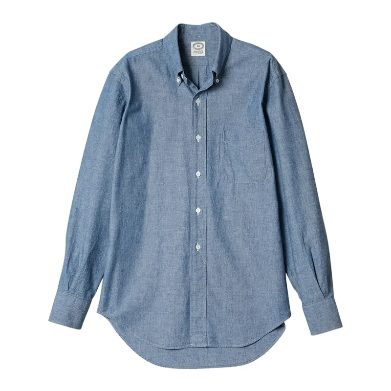 Vintage Ivy Button-Down Chambray Shirt sold by Brooklyn Clothing Co.